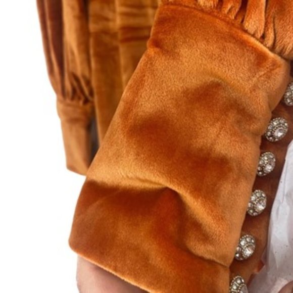 NWT! LADYGANG ORANGE LONGSLEEVE MAXI DRESS SIZE: SMALL - Picture 6 of 10